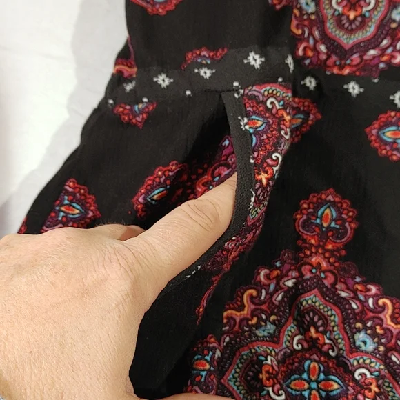 En Elly/Stitch Fix Abey Tie Waist Tunic Top - Picture 9 of 9